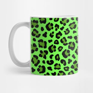 Green Leopard Skin Pattern Mug